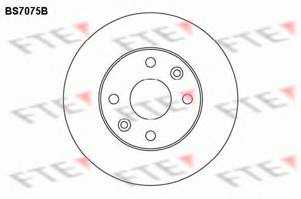 FTE BS7075B гальмівний диск