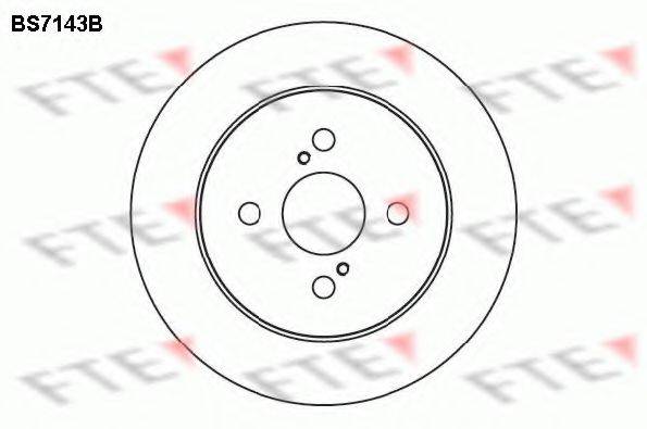 FTE BS7143B гальмівний диск