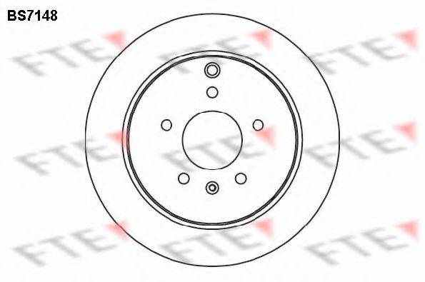 FTE BS7148 гальмівний диск