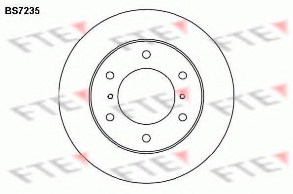 FTE BS7235 гальмівний диск