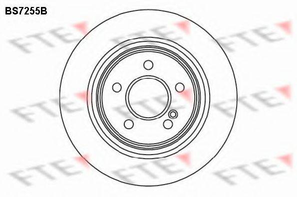 FTE BS7255B гальмівний диск
