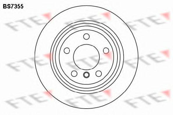 FTE BS7355 гальмівний диск