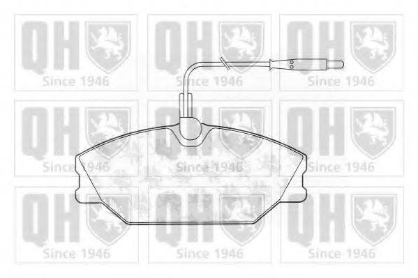 QUINTON HAZELL BP605 Комплект гальмівних колодок, дискове гальмо