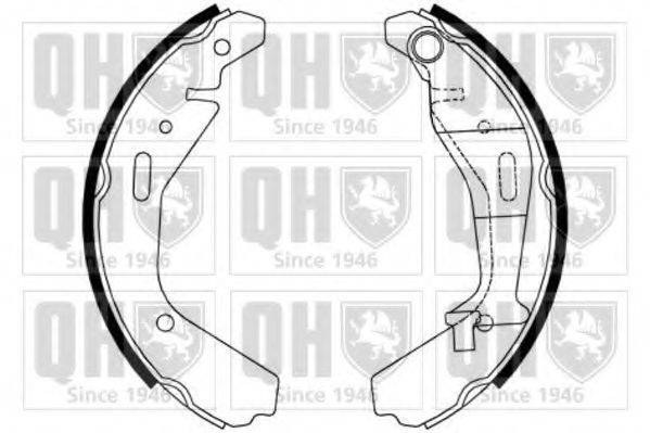 QUINTON HAZELL BS1188 Комплект гальмівних колодок