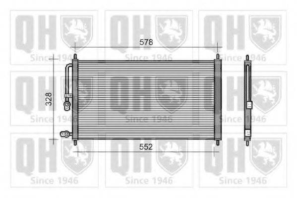 QUINTON HAZELL QCN174 Конденсатор, кондиціонер