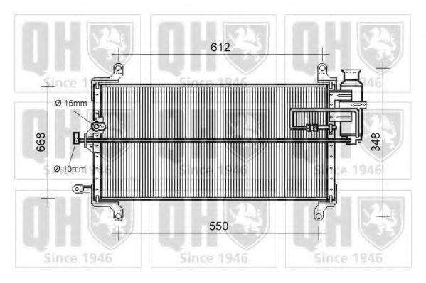 QUINTON HAZELL QCN257 Конденсатор, кондиціонер