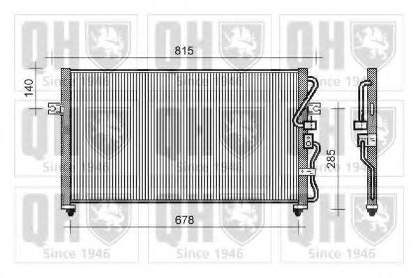 QUINTON HAZELL QCN285 Конденсатор, кондиціонер