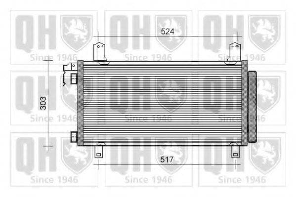 QUINTON HAZELL QCN309 Конденсатор, кондиціонер