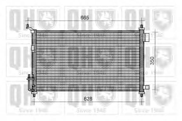 QUINTON HAZELL QCN365 Конденсатор, кондиціонер