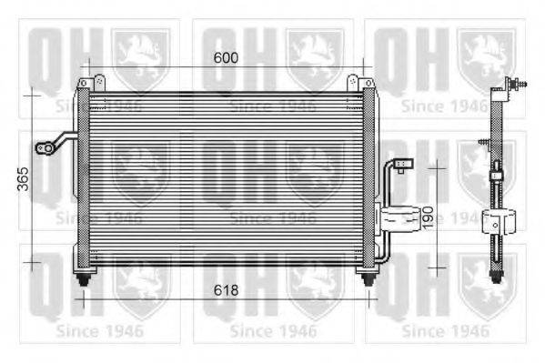 QUINTON HAZELL QCN418 Конденсатор, кондиціонер