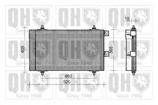 QUINTON HAZELL QCN459 Конденсатор, кондиціонер