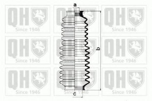 QUINTON HAZELL QG1003 Комплект пильника, рульове керування