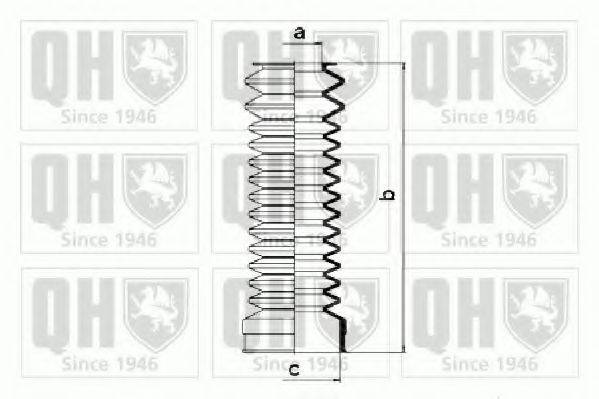 QUINTON HAZELL QG1135 Комплект пильника, рульове керування