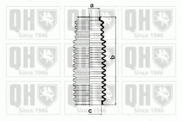 QUINTON HAZELL QG1381 Комплект пильника, рульове керування