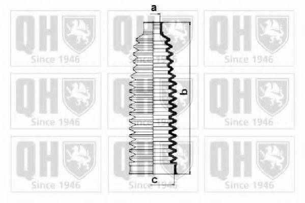 QUINTON HAZELL QG1415 Комплект пильника, рульове керування