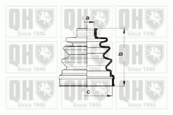 QUINTON HAZELL QJB917 Комплект пильника, приводний вал