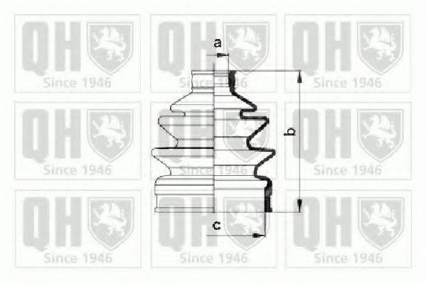 QUINTON HAZELL QJB923 Комплект пильника, приводний вал