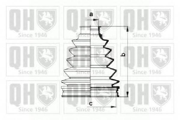 QUINTON HAZELL QJB930 Комплект пильника, приводний вал