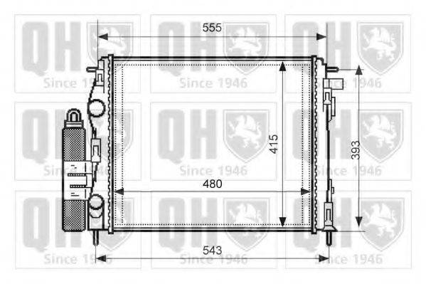 QUINTON HAZELL QME1002 модуль охолодження