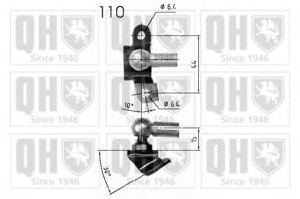 QUINTON HAZELL QTS840242 Газова пружина, кришка багажника