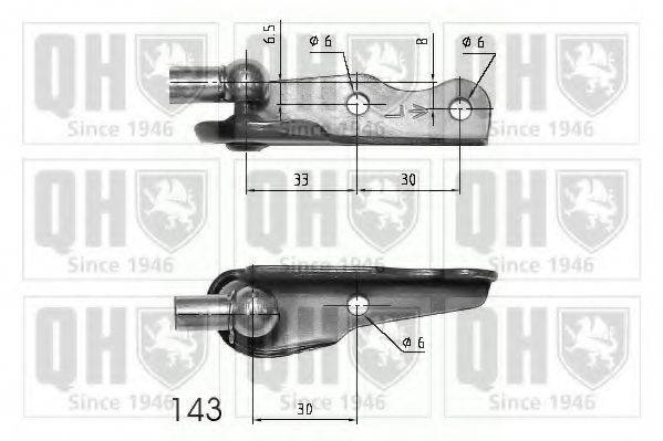 QUINTON HAZELL QTS840269 Газова пружина, кришка багажника