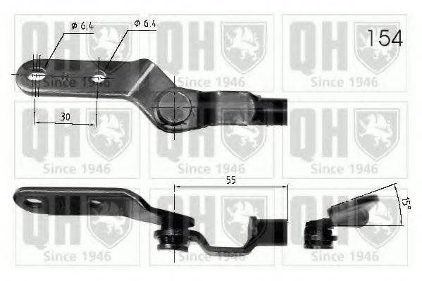 QUINTON HAZELL QTS840276 Газова пружина, кришка багажника