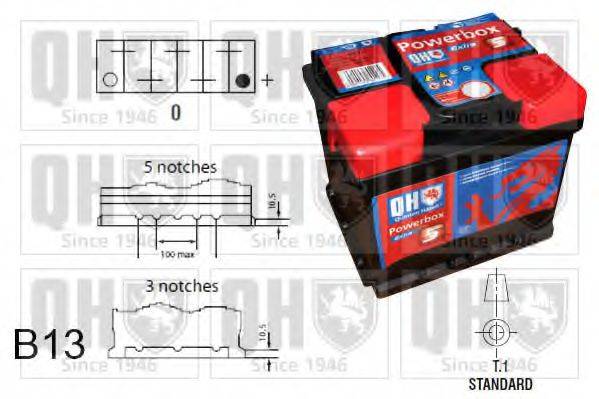 QUINTON HAZELL QBT1005 Стартерна акумуляторна батарея