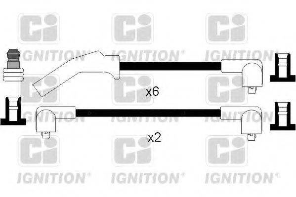 QUINTON HAZELL XC787 Комплект дротів запалювання