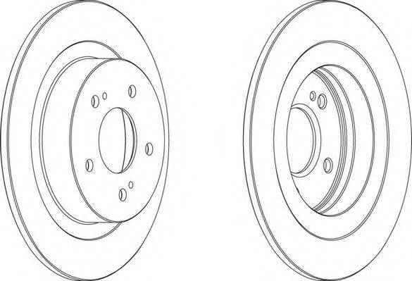 FERODO DDF5461 гальмівний диск