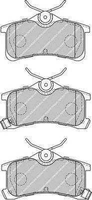 FERODO FDB1895 Комплект гальмівних колодок, дискове гальмо