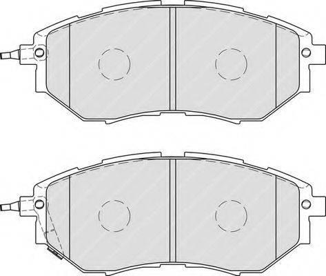 FERODO FDB1984 Комплект гальмівних колодок, дискове гальмо