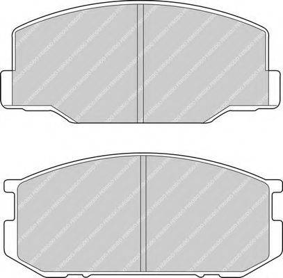 FERODO FDB265 Комплект гальмівних колодок, дискове гальмо