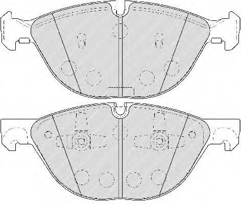 FERODO FDB4079 Комплект гальмівних колодок, дискове гальмо