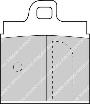 FERODO FDB92 Комплект гальмівних колодок, дискове гальмо