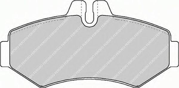 FERODO FVR1306 Комплект гальмівних колодок, дискове гальмо