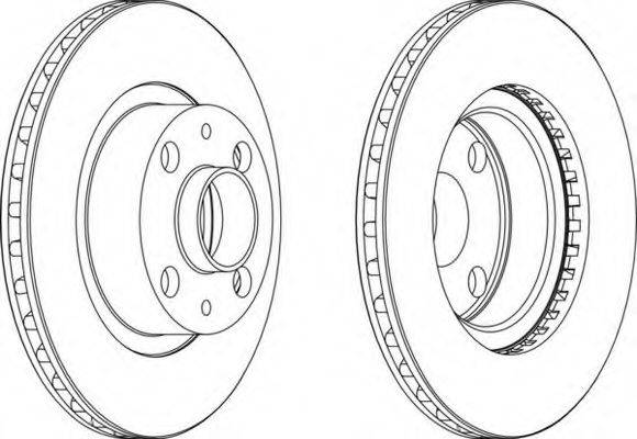 FERODO DDF171 гальмівний диск