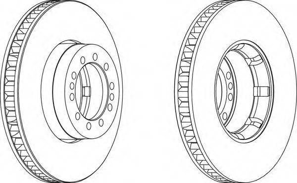 FERODO FCR242A гальмівний диск
