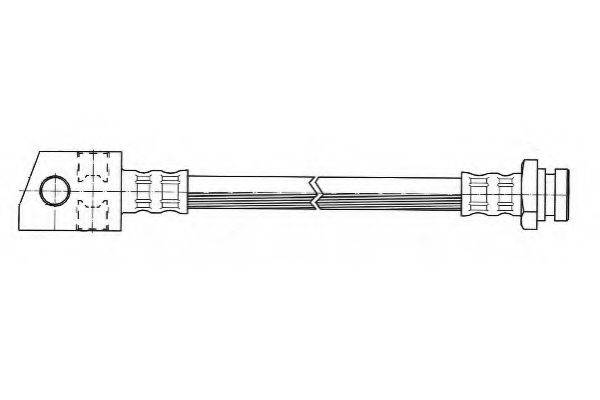 FERODO FHY2426 Гальмівний шланг