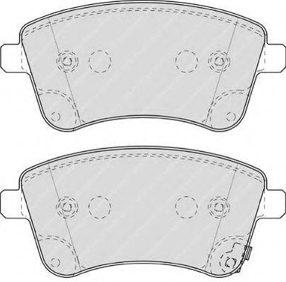 FERODO FSL4339 Комплект гальмівних колодок, дискове гальмо