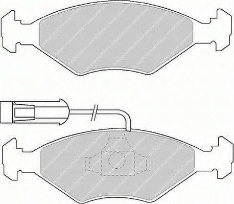 FERODO FSL912 Комплект гальмівних колодок, дискове гальмо