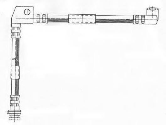 FERODO FHY3208 Гальмівний шланг