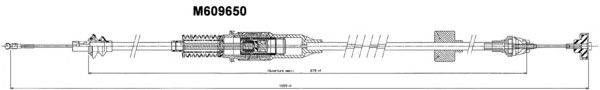 FERODO FCC422759 Трос, управління зчепленням