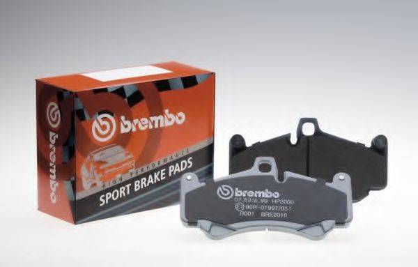 BREMBO 07B31403 Комплект високоефективних гальмівних колодок