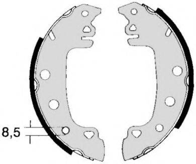 BREMBO S68528 Комплект гальмівних колодок