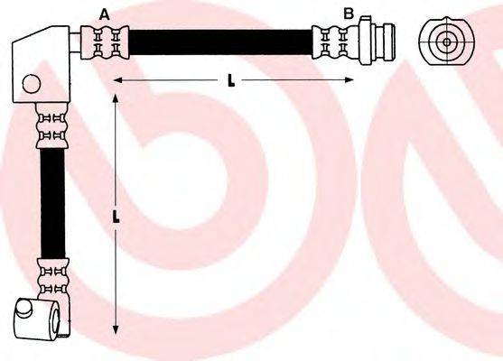 BREMBO T56039 Гальмівний шланг