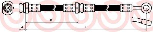 BREMBO T56116 Гальмівний шланг