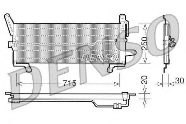 DENSO DCN09097 Конденсатор, кондиціонер