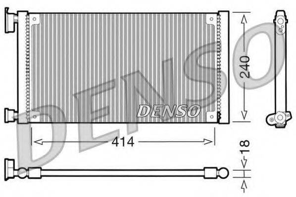 DENSO DCN09120 Конденсатор, кондиціонер