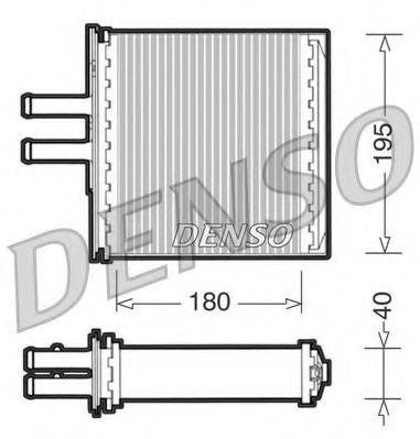 DENSO DRR09061 Теплообмінник, опалення салону