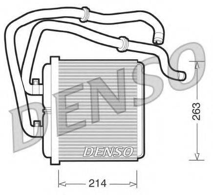 DENSO DRR12003 Теплообмінник, опалення салону